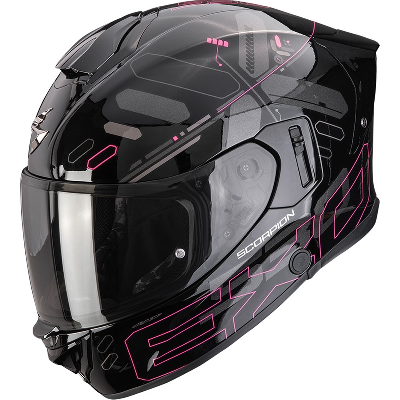 Casco integrale da moto Scorpion EXO-530 Air Fond nero-rosa