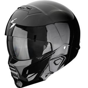 Casco jet con maschera Scorpion EXO-COMBAT II Solid nero