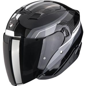 Casco da moto aperto Scorpion EXO-230 Hipe nero-argento