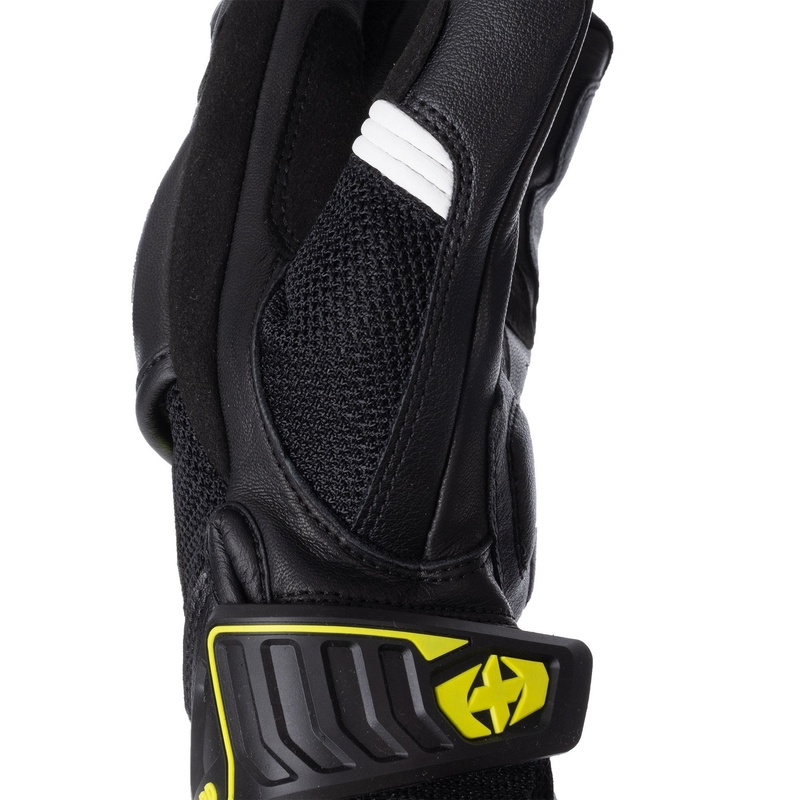 Guanti da moto Oxford RP-4S 3.0 nero-bianco-giallo