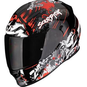 Casco integrale da moto Scorpion EXO-491 Spector nero-rosso