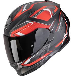 Casco integrale da moto Scorpion EXO-491 Zumo nero opaco-rosso