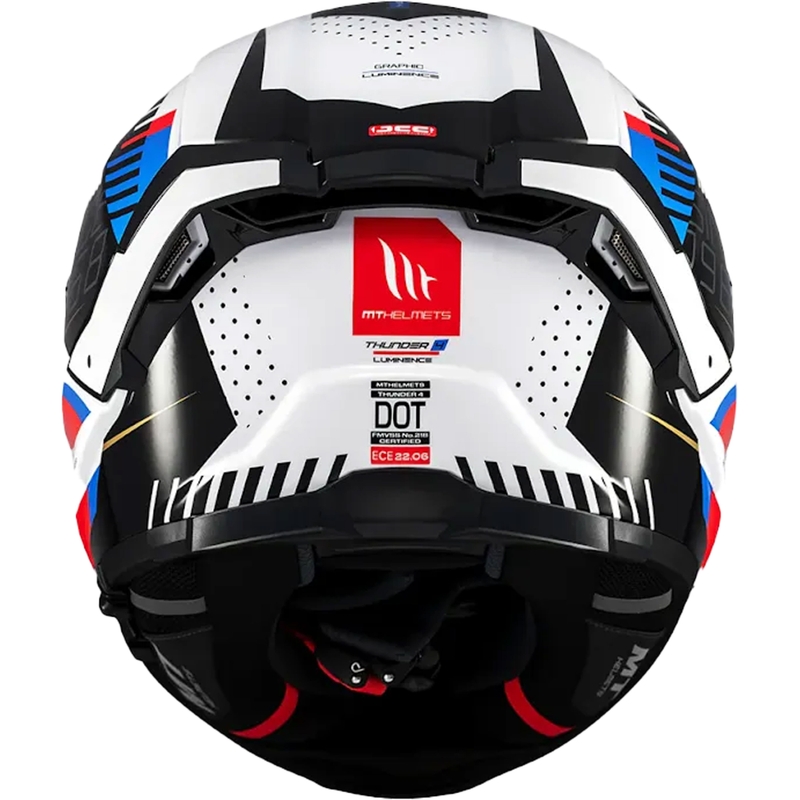 Casco integrale da moto MT Thunder 4 SV Luminence blu