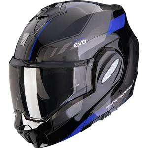 Casco moto apribile Scorpion EXO-TECH EVO Socius nero-blu