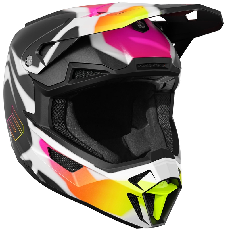Casco da motocross Shot Lite Devil nero opaco