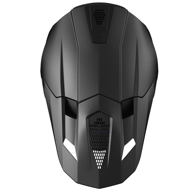 Casco da motocross Shot Lite Solid nero opaco