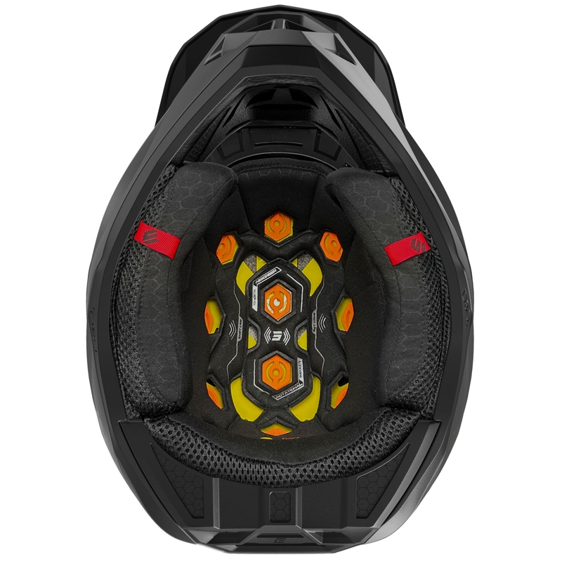 Casco da motocross Shot Lite Solid nero opaco
