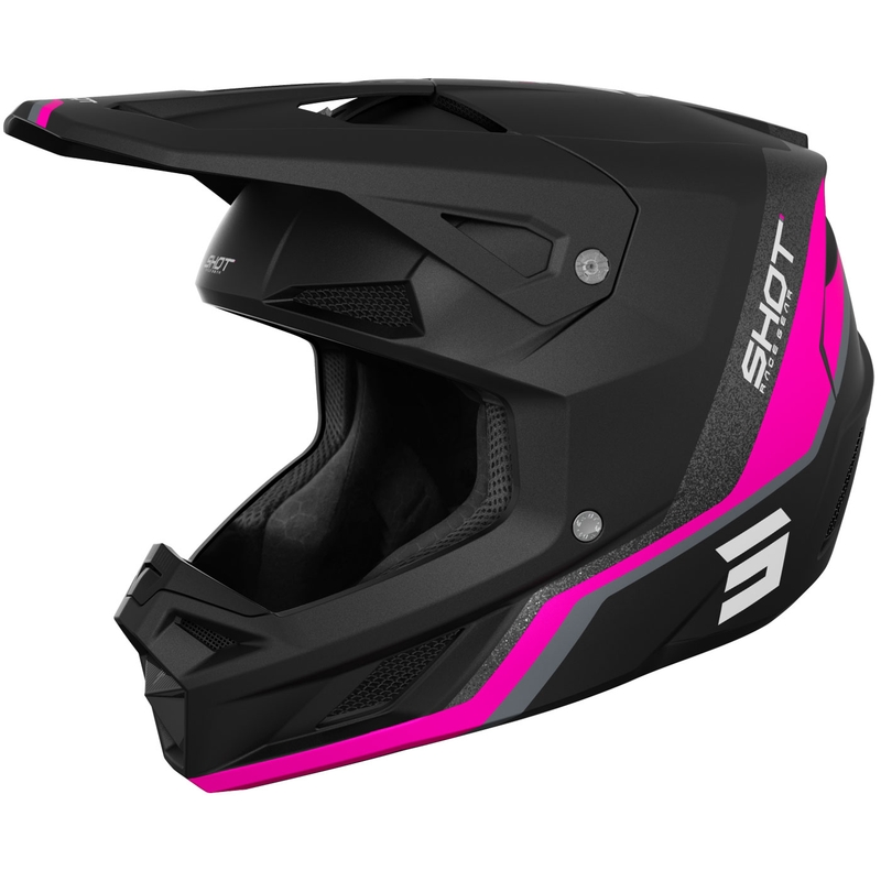 Casco da motocross Shot Speed Atomic rosa opaco