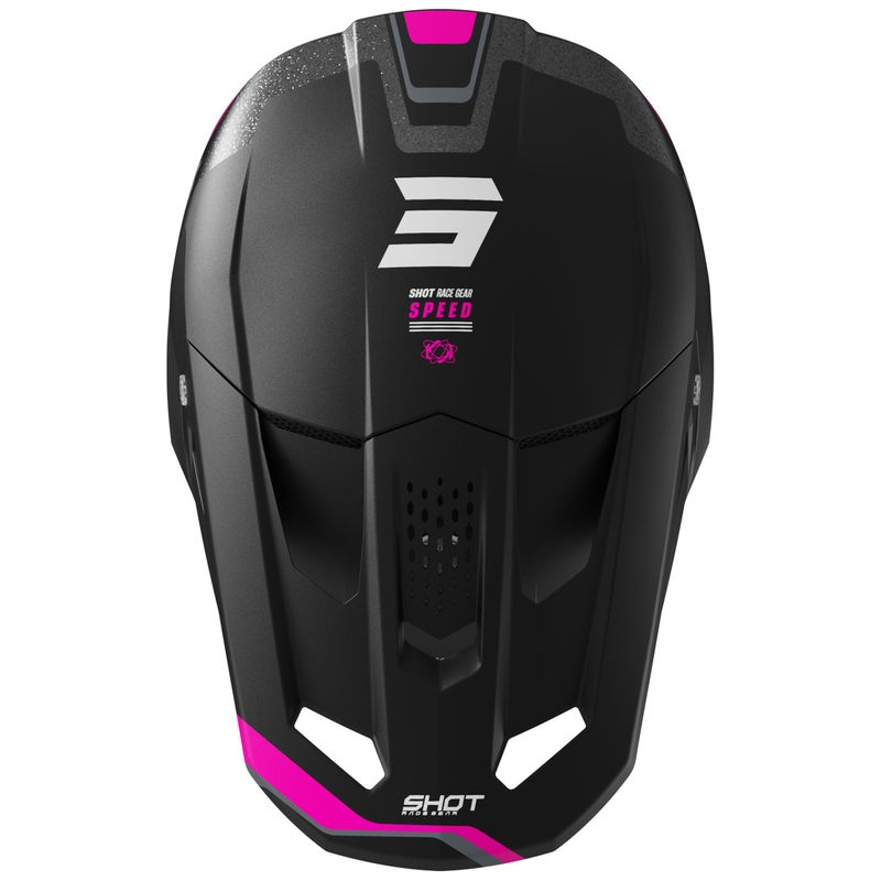 Casco da motocross Shot Speed Atomic rosa opaco