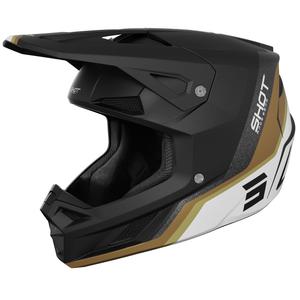 Casco da motocross Shot Speed Atomic oro opaco
