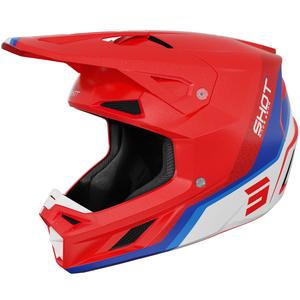 Casco da motocross Shot Speed Atomic Pearl Red