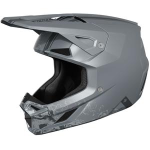 Casco da motocross Shot Speed Battle grigio opaco