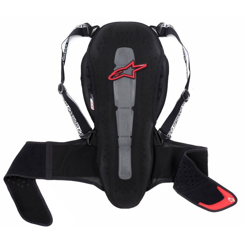 Alpinestars Nucleon KR-2 protezione dorsale nero-rosso