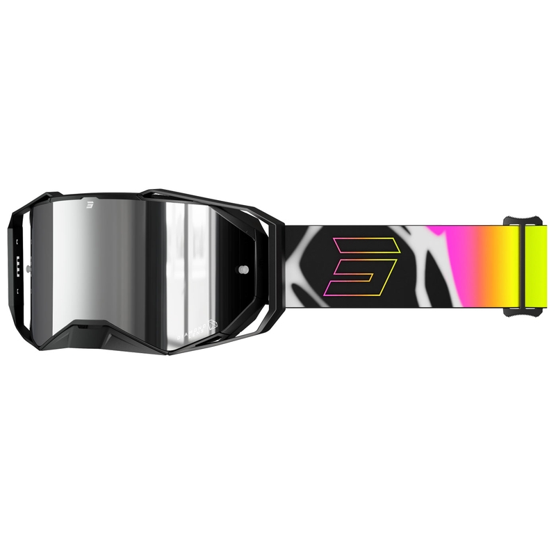Occhiali da motocross Shot Lite Devil nero opaco