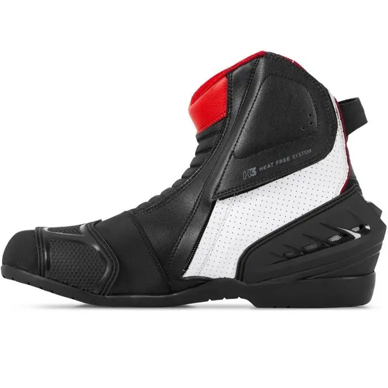 Stivali da moto Shima SX-6 neri-bianchi-rossi