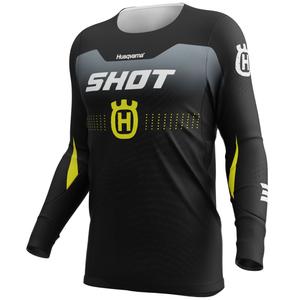 Maglia motocross Shot Aerolite HVA 26 nero-grigio