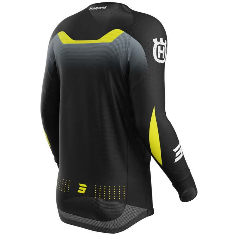 Maglia motocross Shot Aerolite HVA 26 nero-grigio