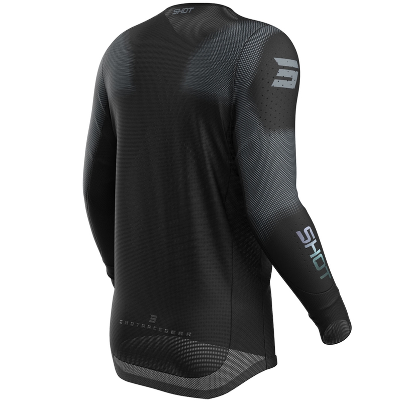 Maglia motocross Shot Aerolite Space nera