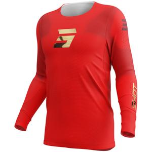 Maglia motocross Shot Aerolite Space rossa