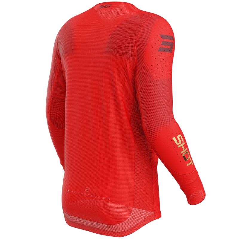 Maglia motocross Shot Aerolite Space rossa