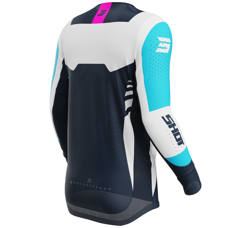 Maglia motocross Shot Aerolite Sprint blu