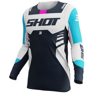 Maglia motocross Shot Aerolite Sprint blu