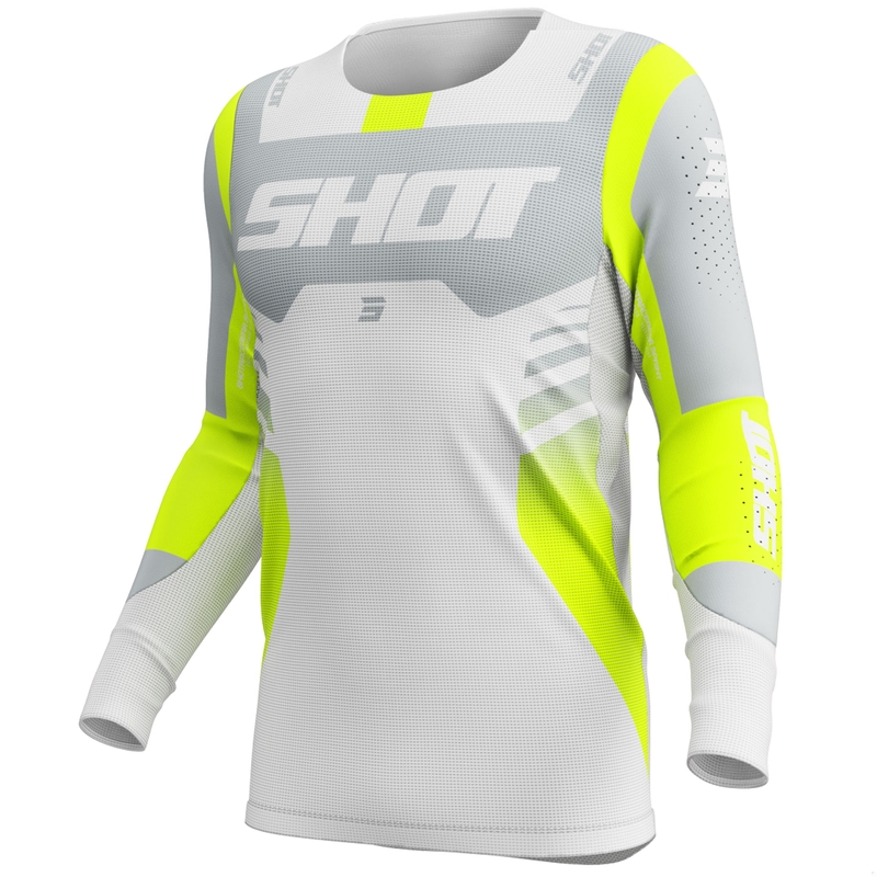 Maglia motocross Shot Aerolite Sprint grigia