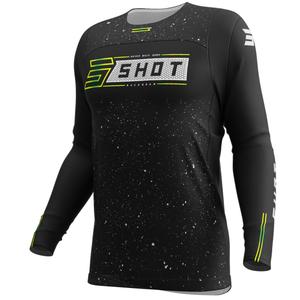 Maglia da motocross Shot Contact Art nera