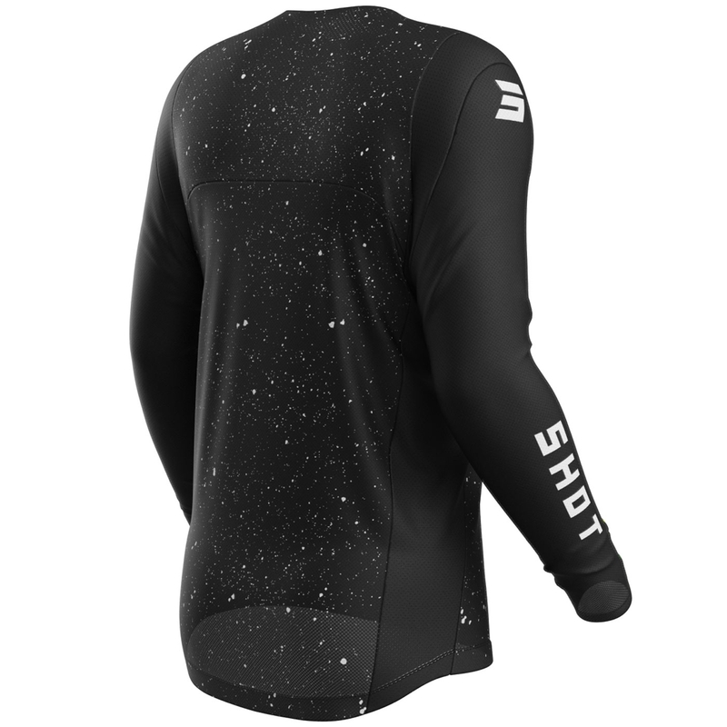 Maglia da motocross Shot Contact Art nera