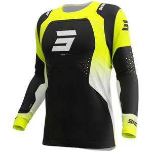 Maglia da motocross Shot Contact Ionyx giallo fluo