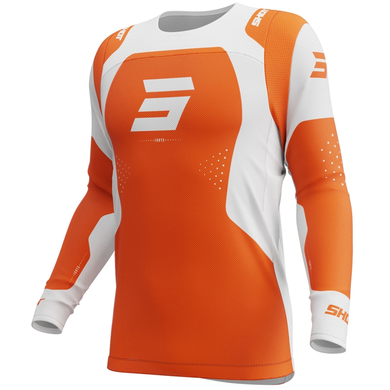 Maglia da motocross Shot Contact Ionyx arancione