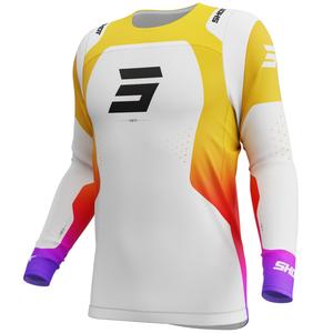 Maglia da motocross Shot Contact Ionyx bianca