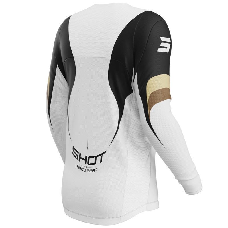 Maglia da motocross Shot Contact Manta bianca