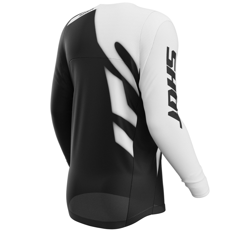 Maglia da motocross Shot Contact Myst nera