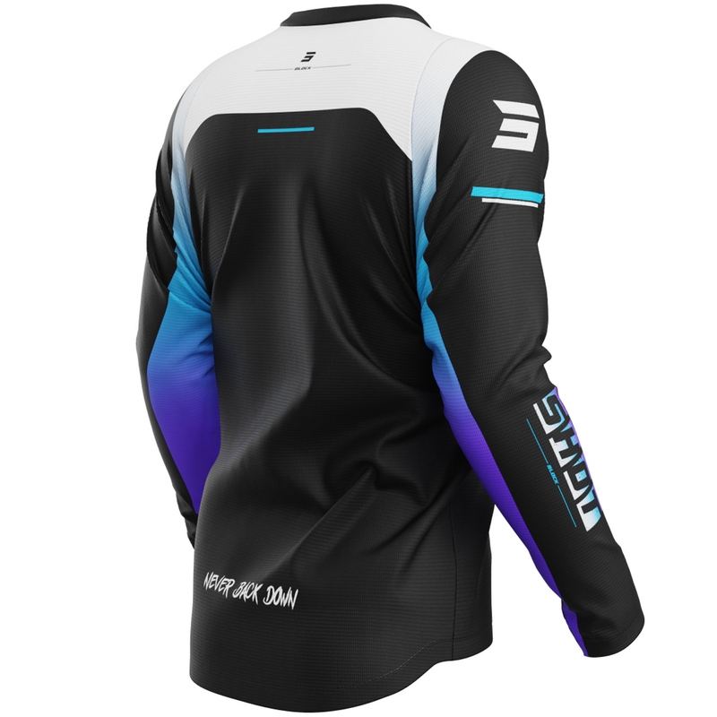 Maglia da motocross Shot Devo Block viola