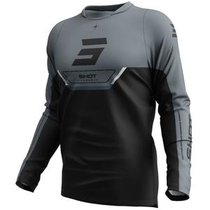 Maglia da motocross Shot Devo Daytona nera