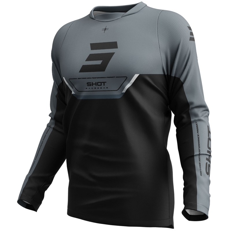 Maglia da motocross Shot Devo Daytona nera