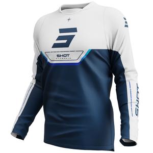 Maglia da motocross Shot Devo Daytona blu