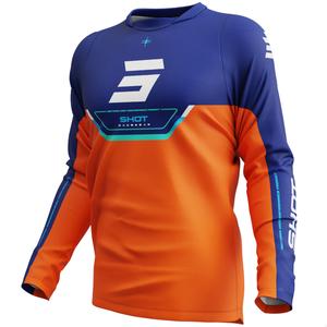 Maglia da motocross Shot Devo Daytona arancione