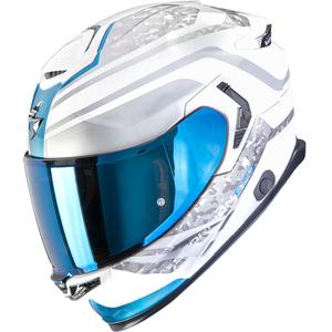 Casco integrale da moto Scorpion EXO-GT SP Air Arten bianco-blu