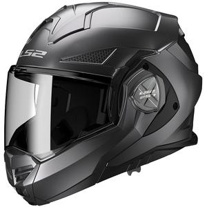 Casco moto modulare LS2 FF901 Advant X Solid titanio opaco