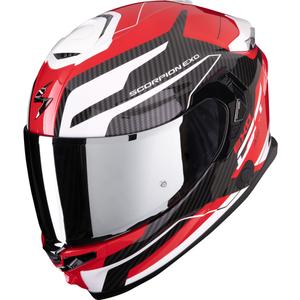 Casco integrale da moto Scorpion EXO-GT SP Air Flex rosso-bianco
