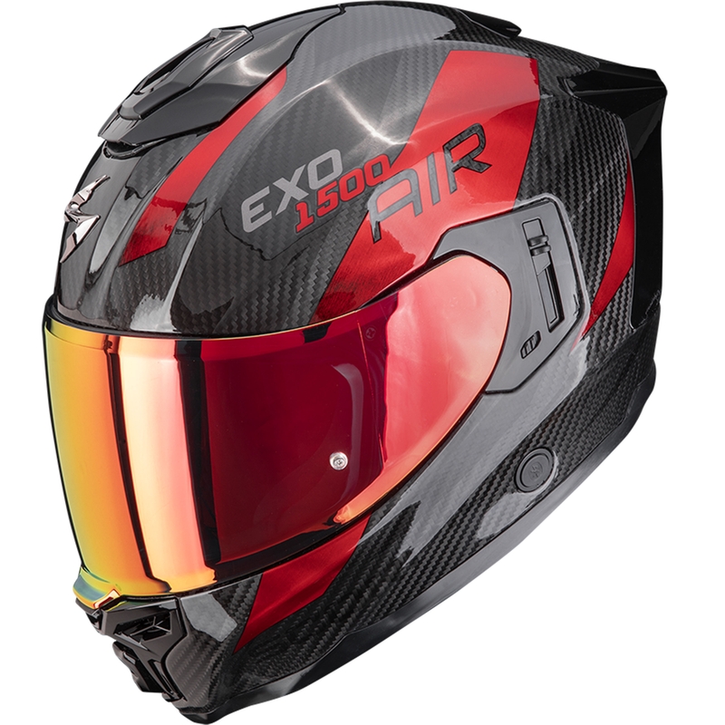 Casco integrale da moto Scorpion EXO-1500 Carbon Air Plated nero-rosso