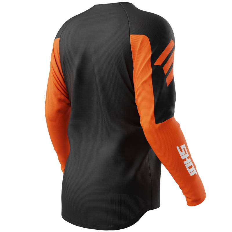 Maglia da motocross Shot Draw Private arancione