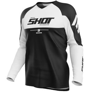 Maglia da motocross Shot Draw Private bianca