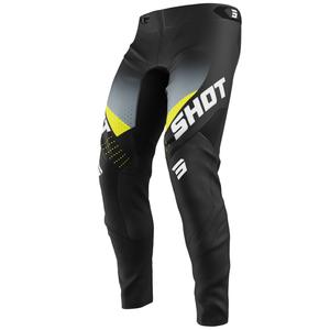 Pantaloni da motocross Shot Aerolite HVA 26 neri-grigi