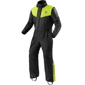 Tuta antipioggia Revit Pacific 4 H2O nero-giallo fluo
