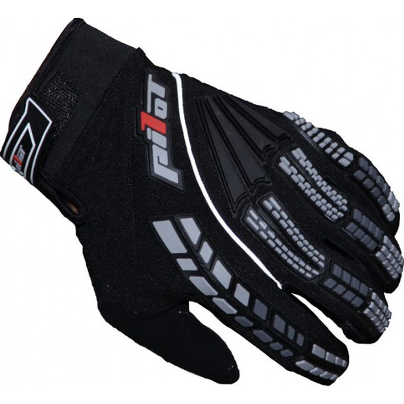 Guanti da moto MX Pilot nero