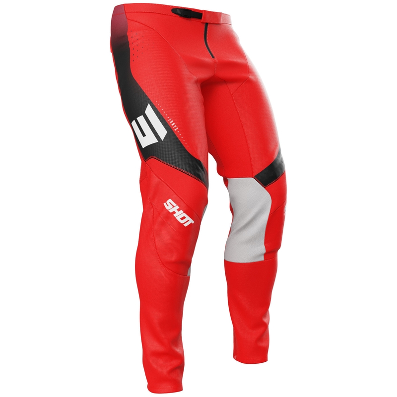 Pantaloni da motocross Shot Contact Ionyx rossi