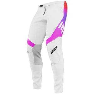 Pantaloni da motocross Shot Contact Ionyx bianchi
